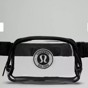 Lululemon Clear Belt Bag 1L with Logo *NWT*